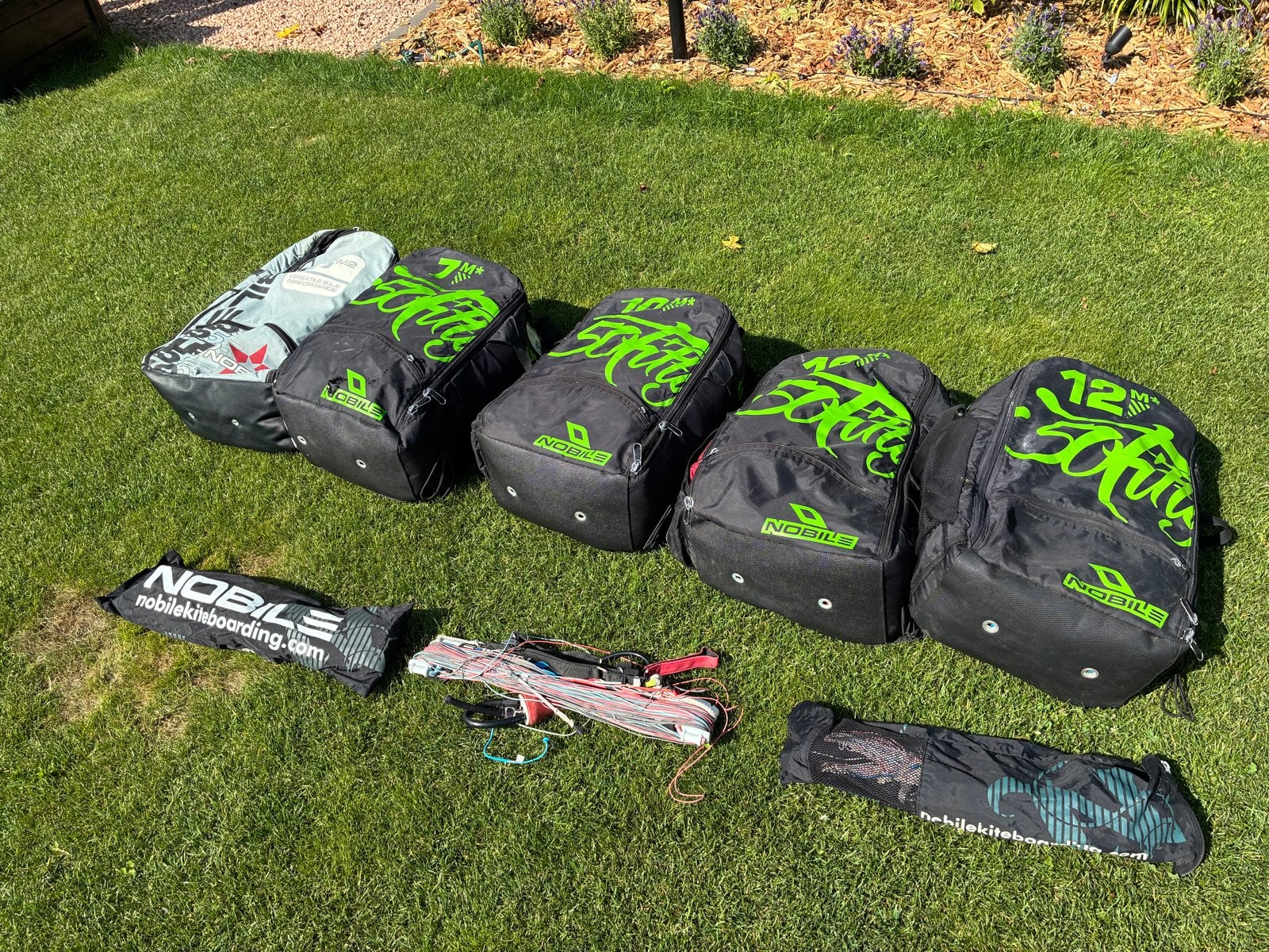 Kitesurf set Nobile 2014  met board Schuur opruiming, Ophalen, Gebruikt, Kitesurf-set, Twintip