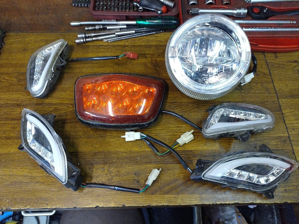 Verlichting China Vespa o.a. voor lamp / achterlamp, Ophalen of Verzenden, Gebruikt, Overige typen, Overige merken