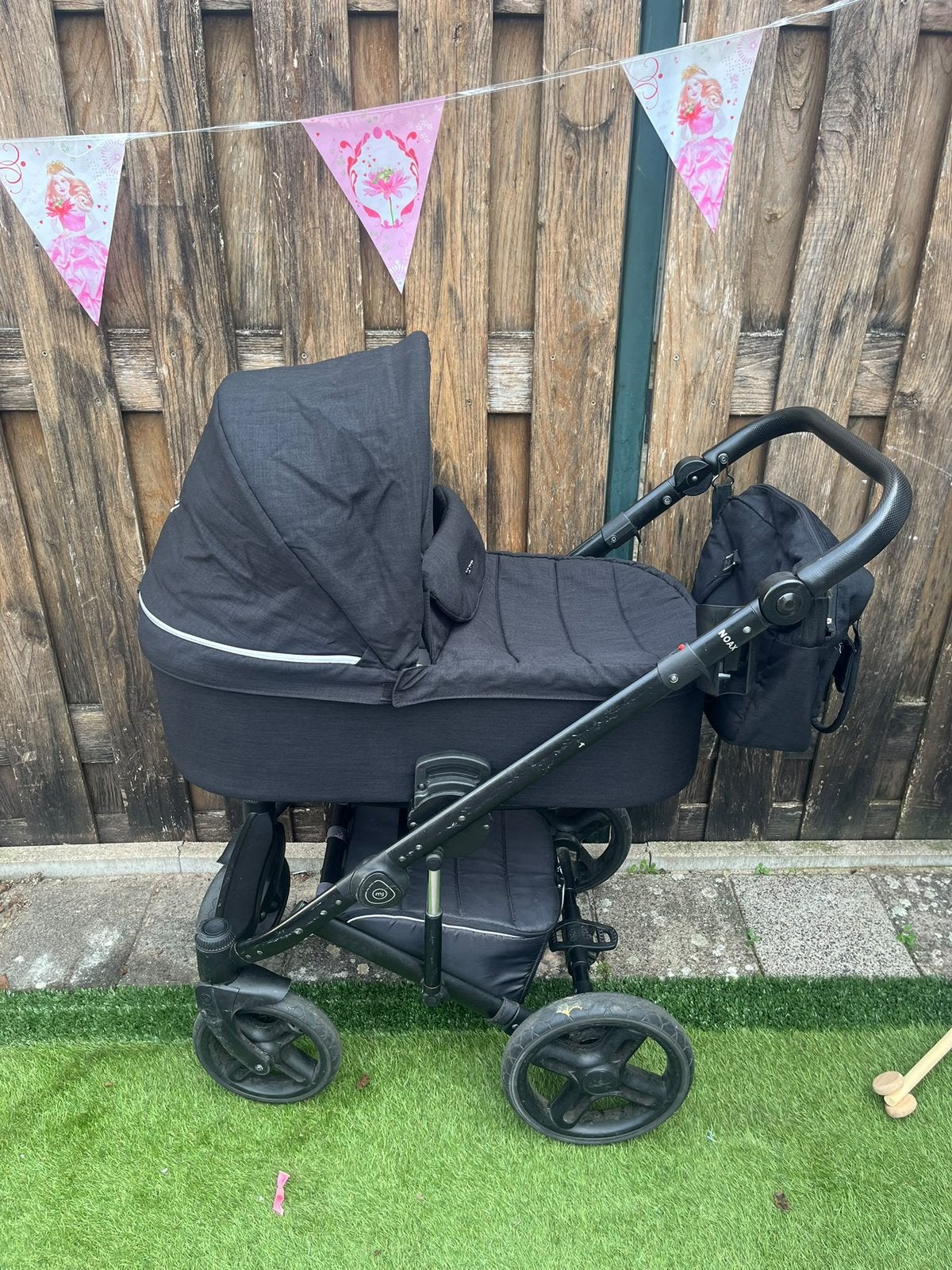 Kinderwagen set my junior, Kinderen en Baby's, Zo goed als nieuw, Met reiswieg, Ophalen, Kinderwagen