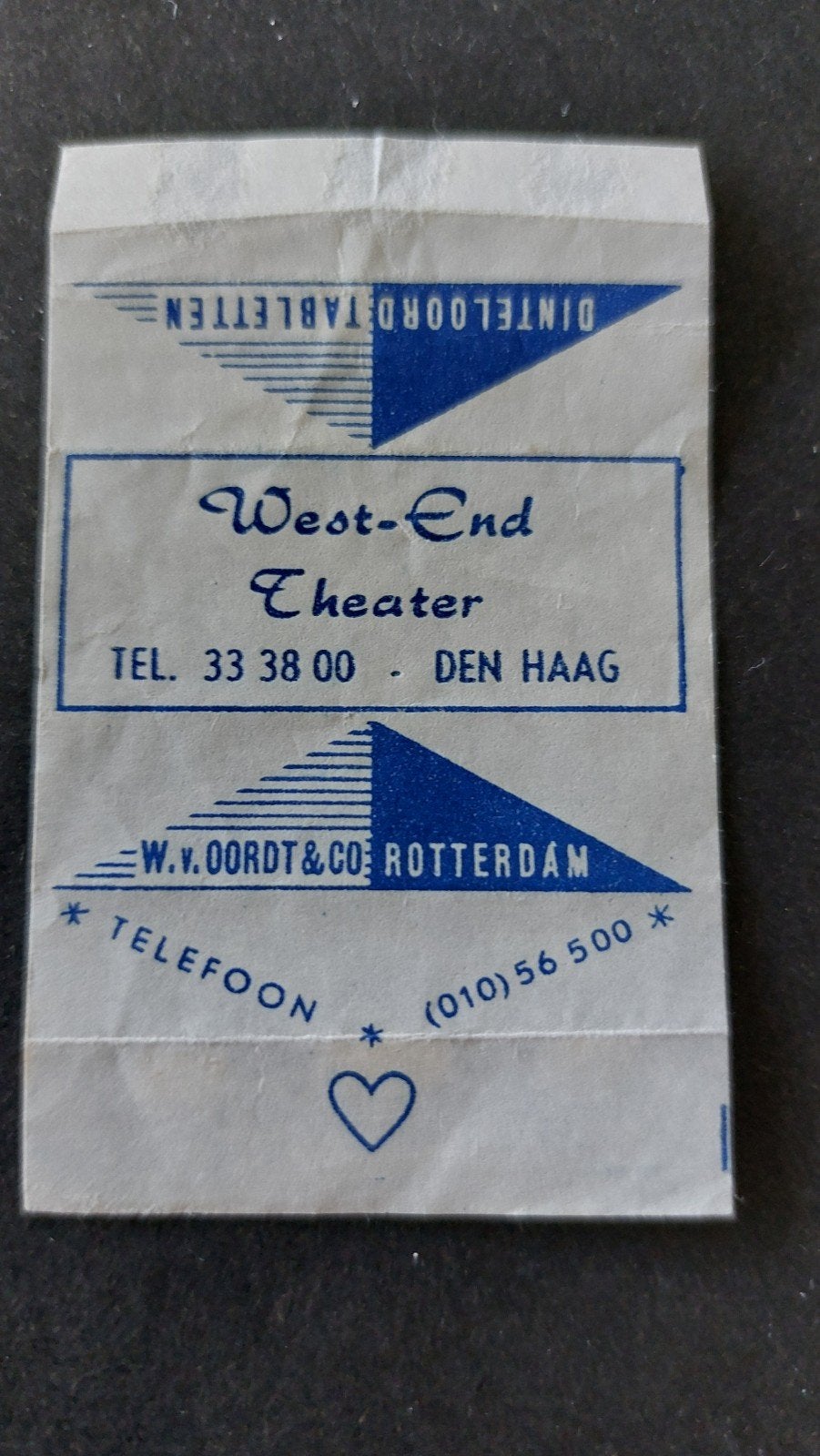 Suikerwikkel, Den Haag, Theater West-End, Ophalen of Verzenden, Nederland
