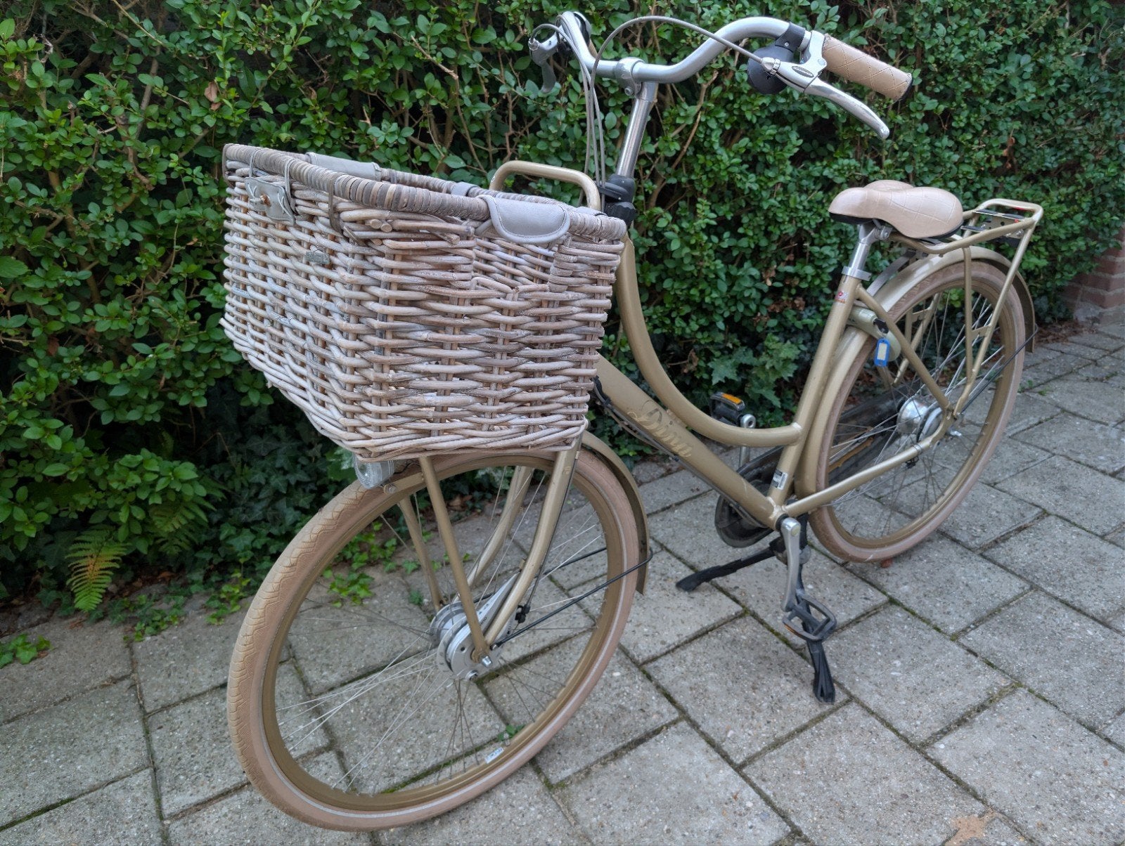 Batavus Diva Damesfiets 50cm met mand, Ophalen, Gebruikt, Versnellingen, Batavus