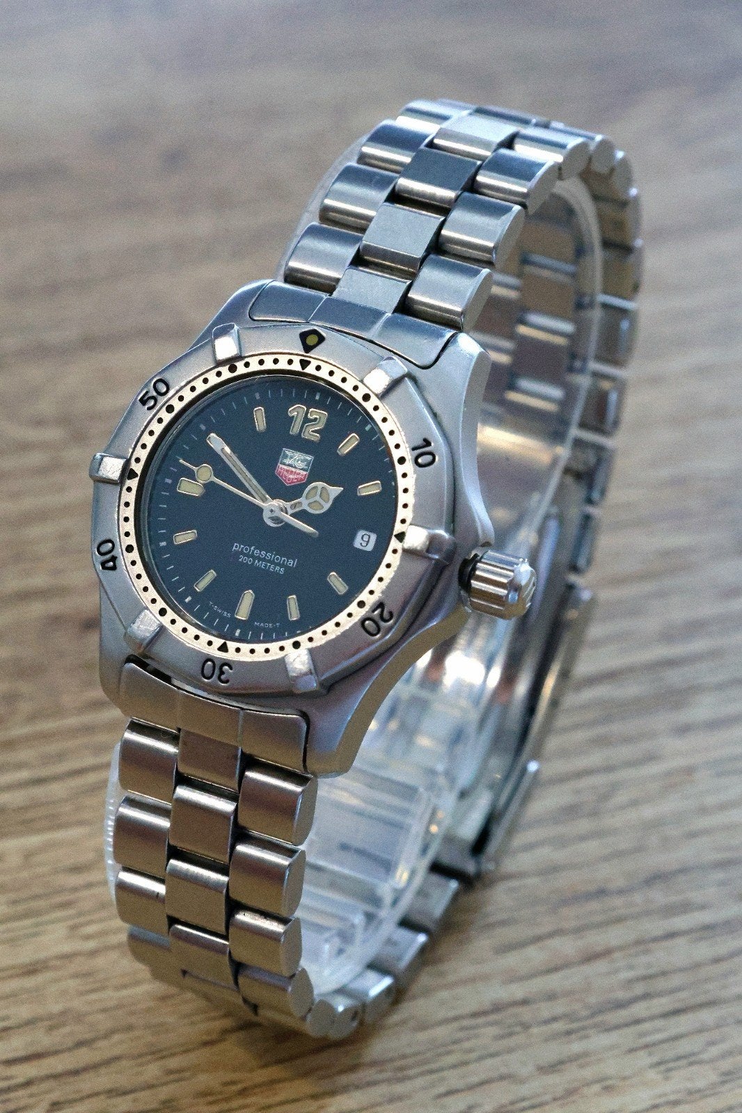 Tag Heuer WD1310 Quartz Ladies + Box, Overige merken, Staal, Gebruikt, Staal