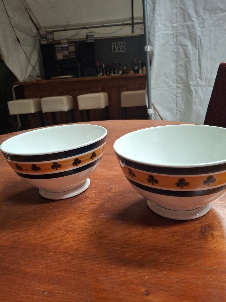 kastkommen 2 stuks Maastricht-ceramique, zie foto's/omschrij, Antiek en Kunst, Ophalen of Verzenden