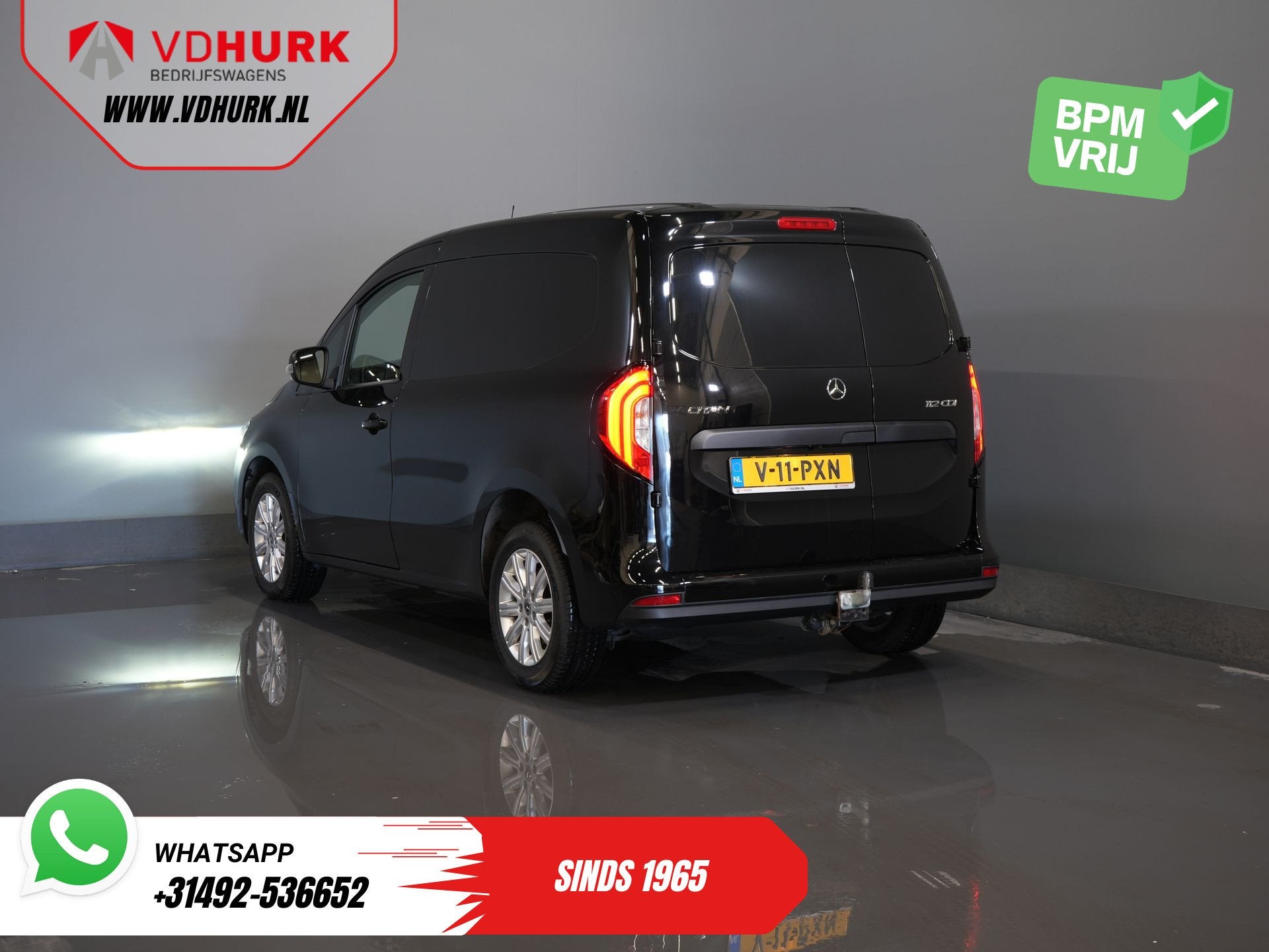 Mercedes-Benz Citan 112 CDI Aut. LED/ Stoelverw/ Keyless/ Ca, Auto's, Bestelauto's, Stof, Gebruikt, 4 cilinders, 1618 kg