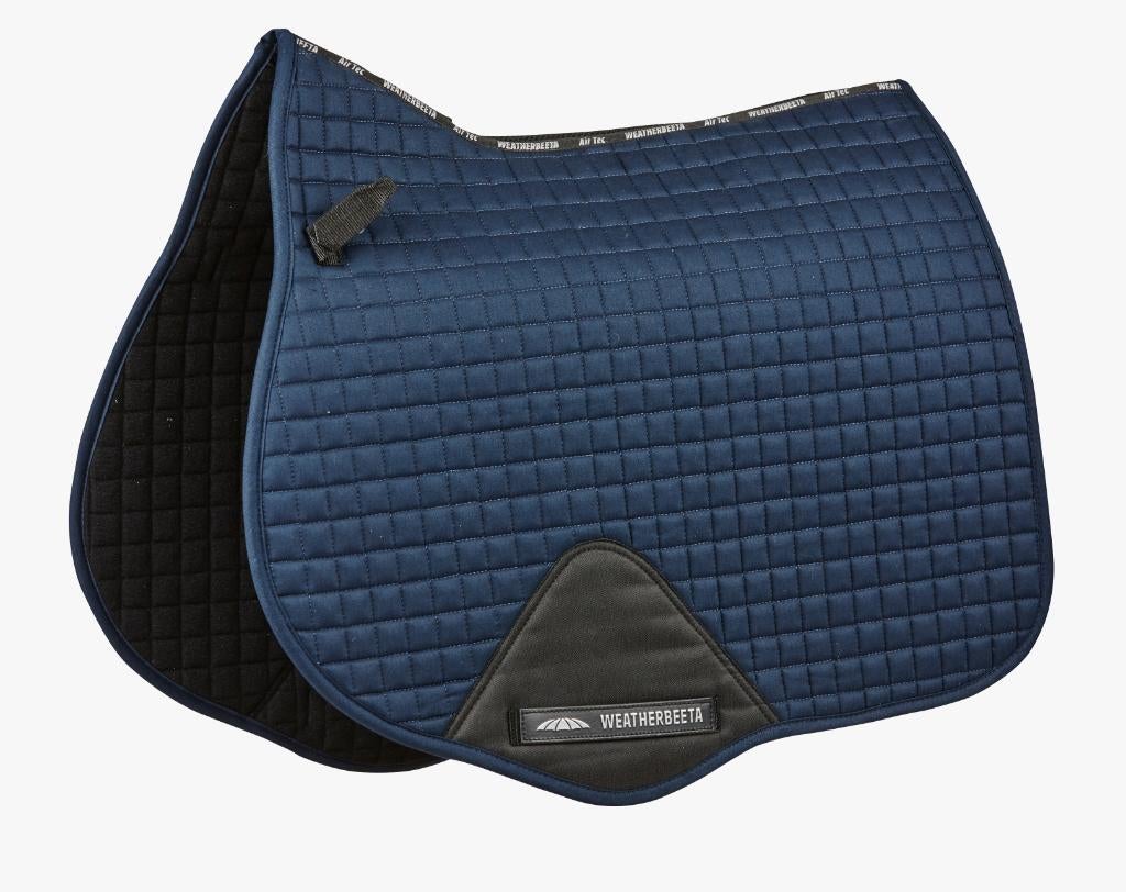 Weatherbeeta Prime Zadeldek Navy, Full Dressuur en Full VZH, Full (L), Overige merken, Zadeldekje, Nieuw