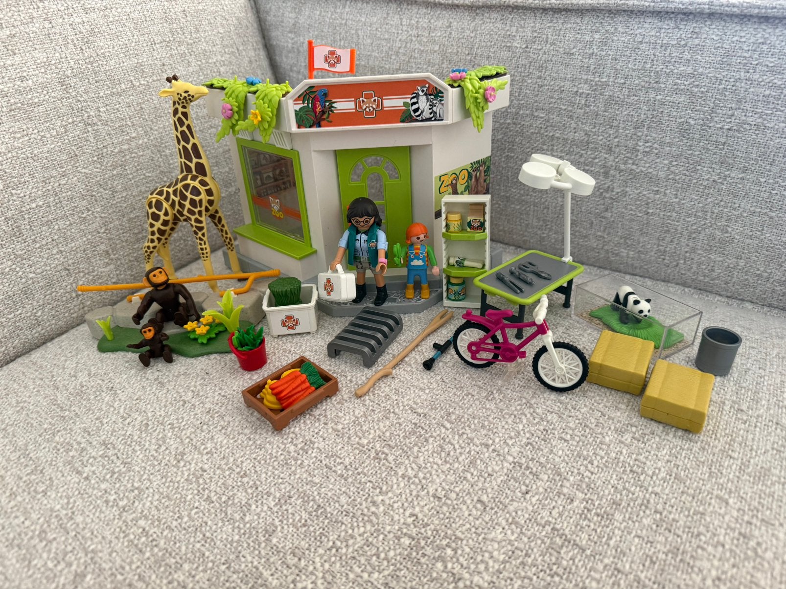 Playmobil family fun - dierenarts praktijk, Ophalen of Verzenden, Zo goed als nieuw