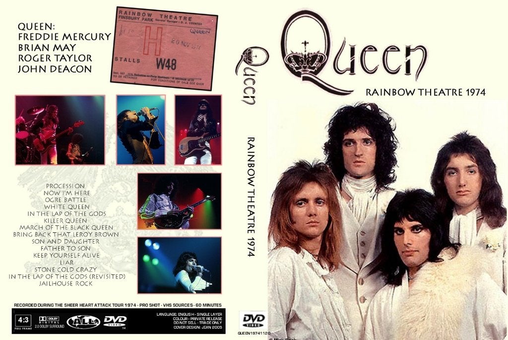 Queen live at the rainbow 1974, Alle leeftijden, Verzenden, Nieuw in verpakking, Concert