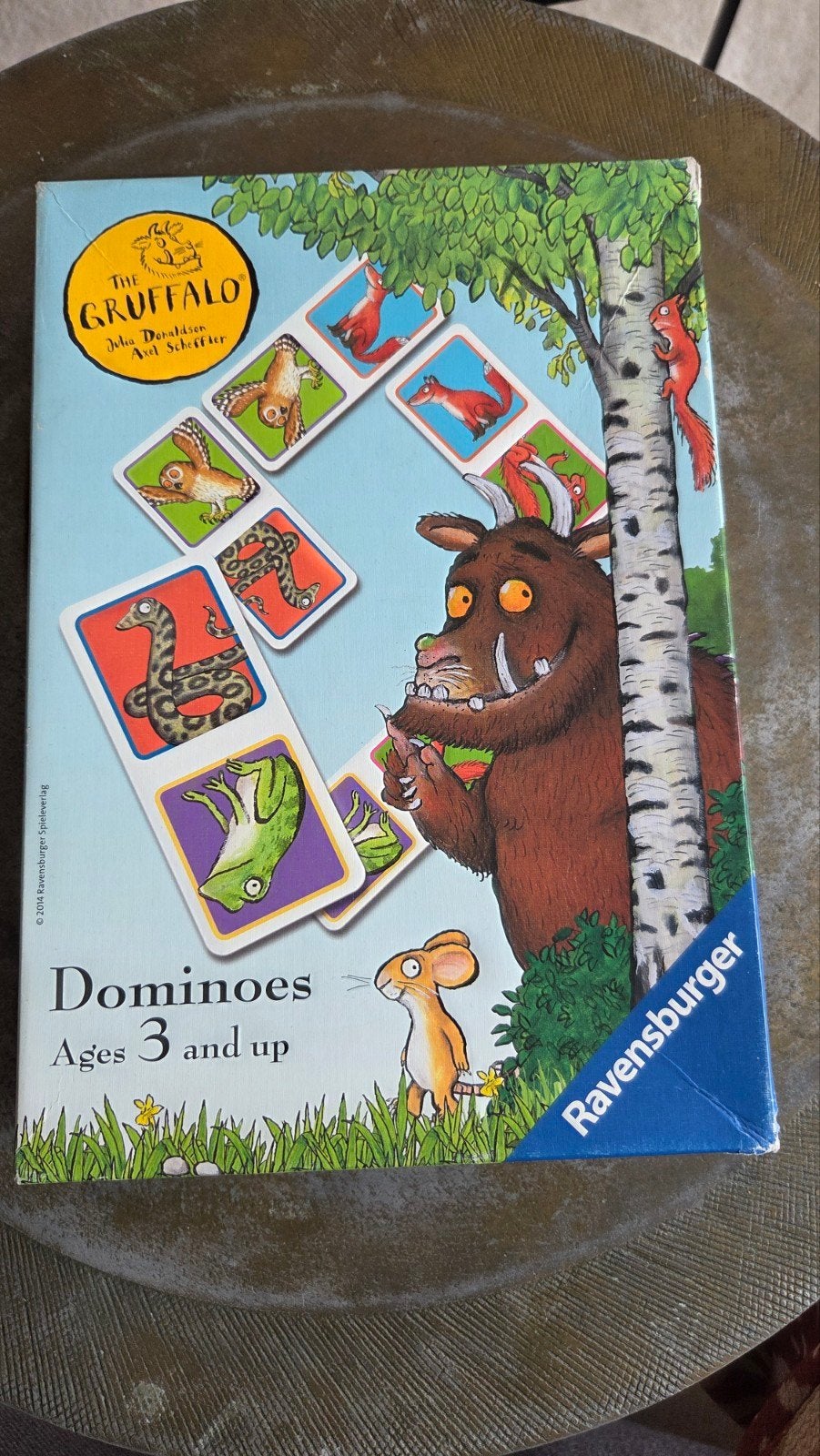 De Gruffalo Dominoes - Ravensburger, Hobby en Vrije tijd, Gezelschapsspellen | Bordspellen, Een of twee spelers, Ophalen, Gebruikt