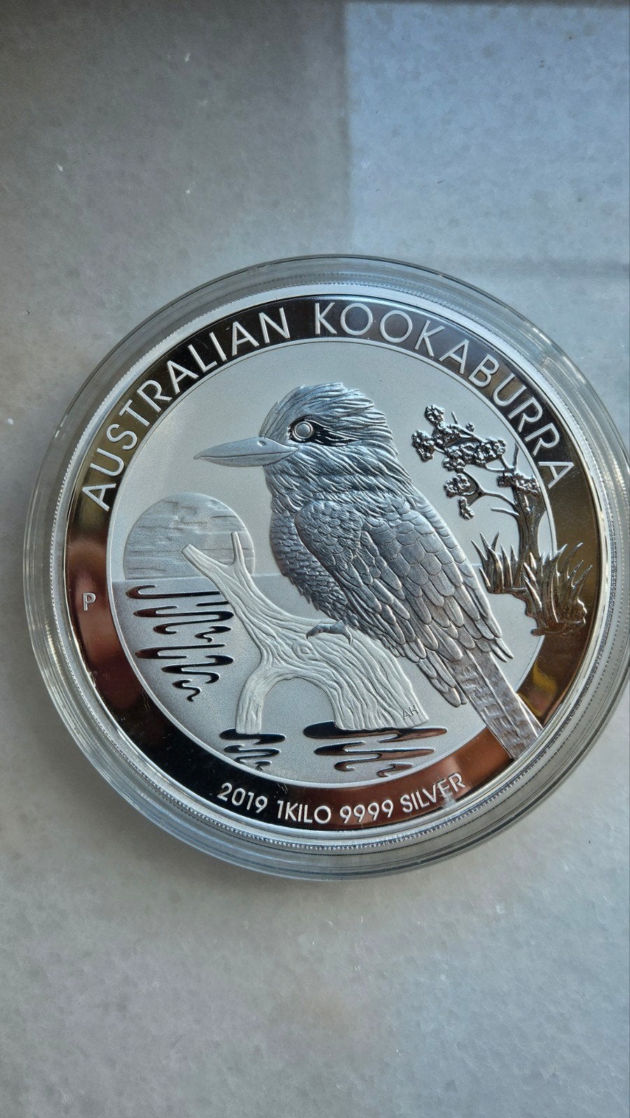 1 kilo kookaburra 2019, Ophalen of Verzenden, Zilver