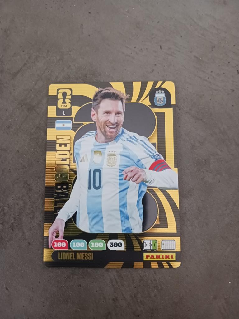 Gouden messi panini 365 wk kaart 2026, Ophalen of Verzenden, Zo goed als nieuw, Plaatje