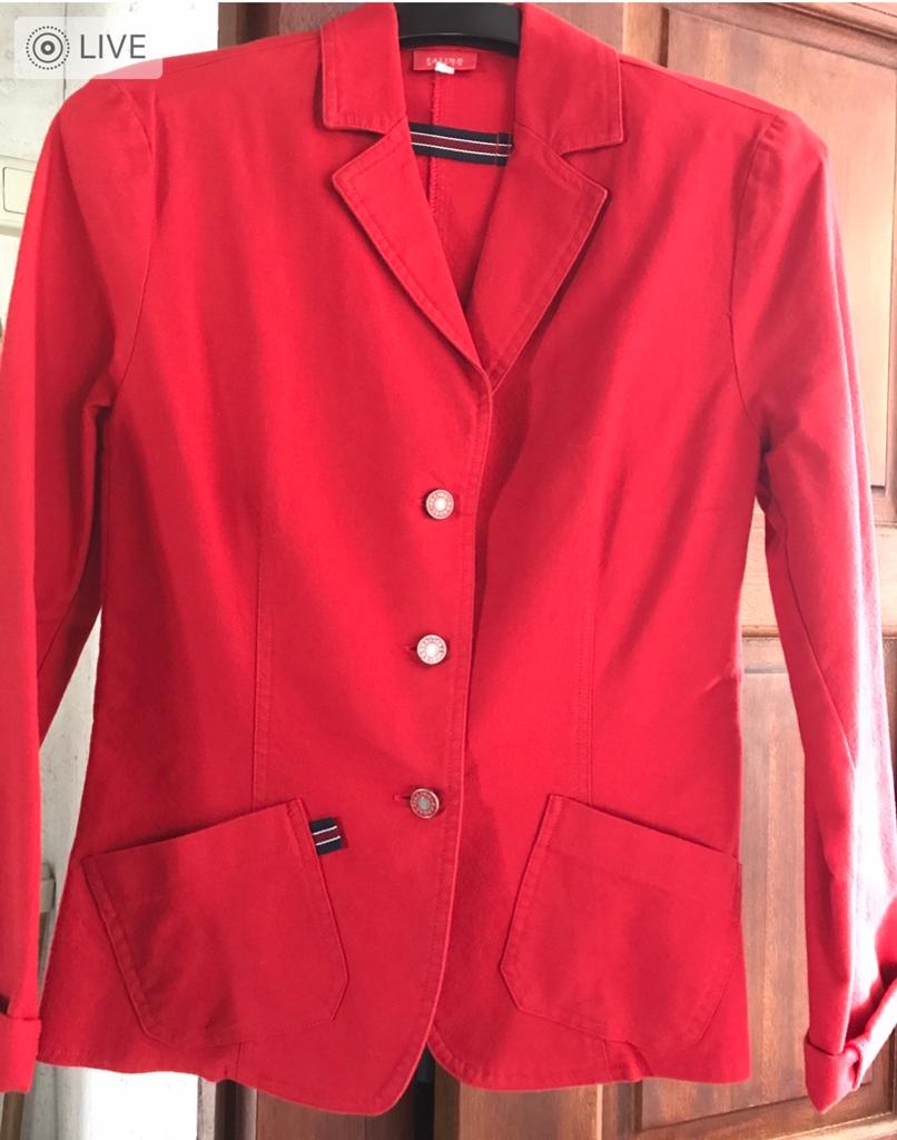 Falino Rood Jasje - Stijlvol en Comfortabel maat M rood, Verzenden, Zo goed als nieuw, Rood, Jasje