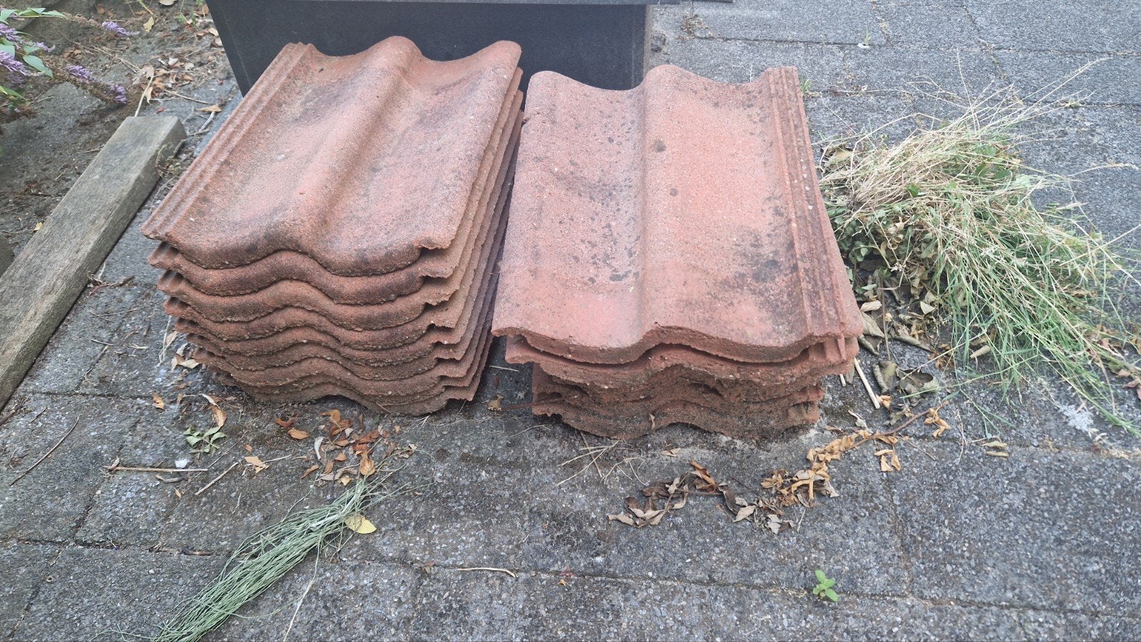 Rode dakpannen, gebruikt, Gebruikt, Steen of Klei, Ophalen of Verzenden, 15 m² of meer