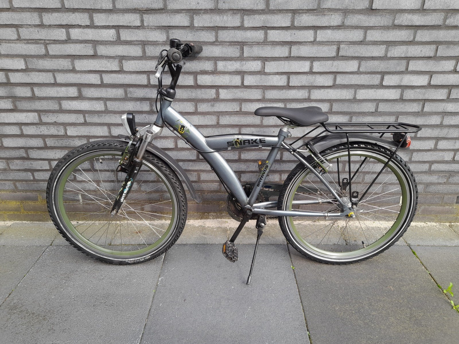 Batavus Snake 24 inch jongensfiets - 3 versnellingen, Ophalen, Batavus, Handrem, Gebruikt