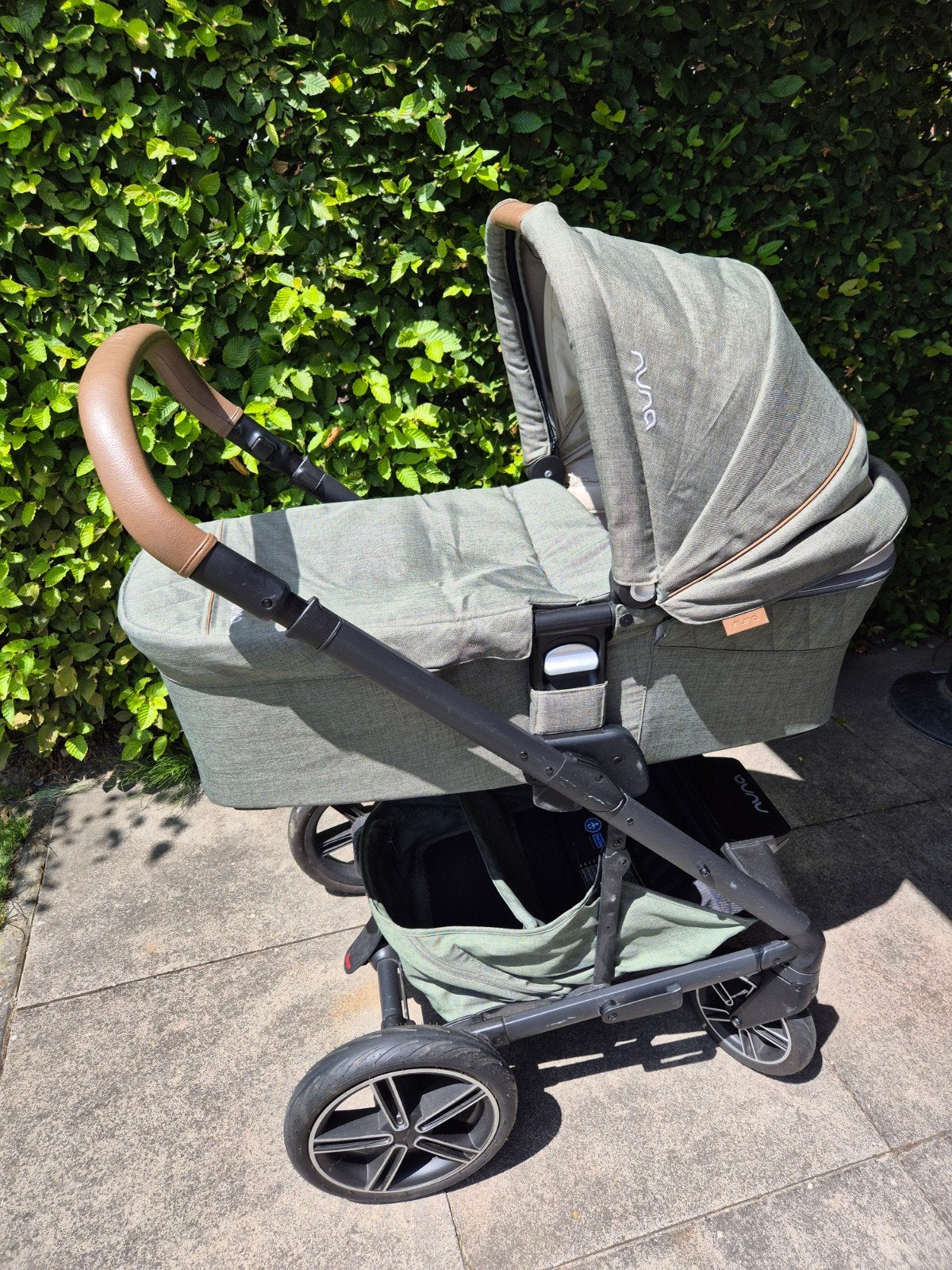 Kinderwagen Nuna Mixx Next met reiswieg en regenhoes, Ophalen, Gebruikt, Overige merken