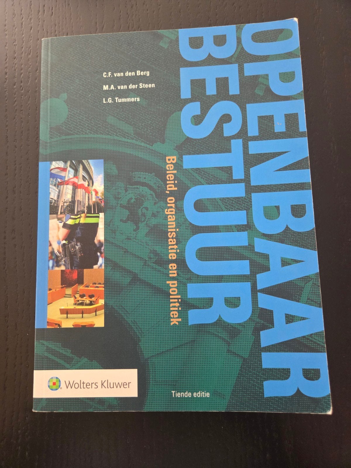 Openbaar Bestuur - Beleid, organisatie en politiek, Zo goed als nieuw, Gamma, C.F. van den Berg, M.A. van der Steen, L.G. Tummers