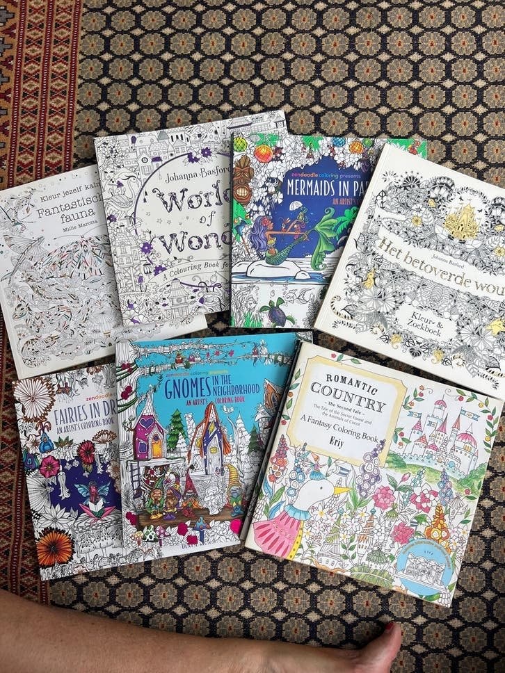 Kleurboeken voor volwassenen - Johanna Basforf  e.a., Boeken, Ophalen of Verzenden, Gelezen, Tekenen en Schilderen