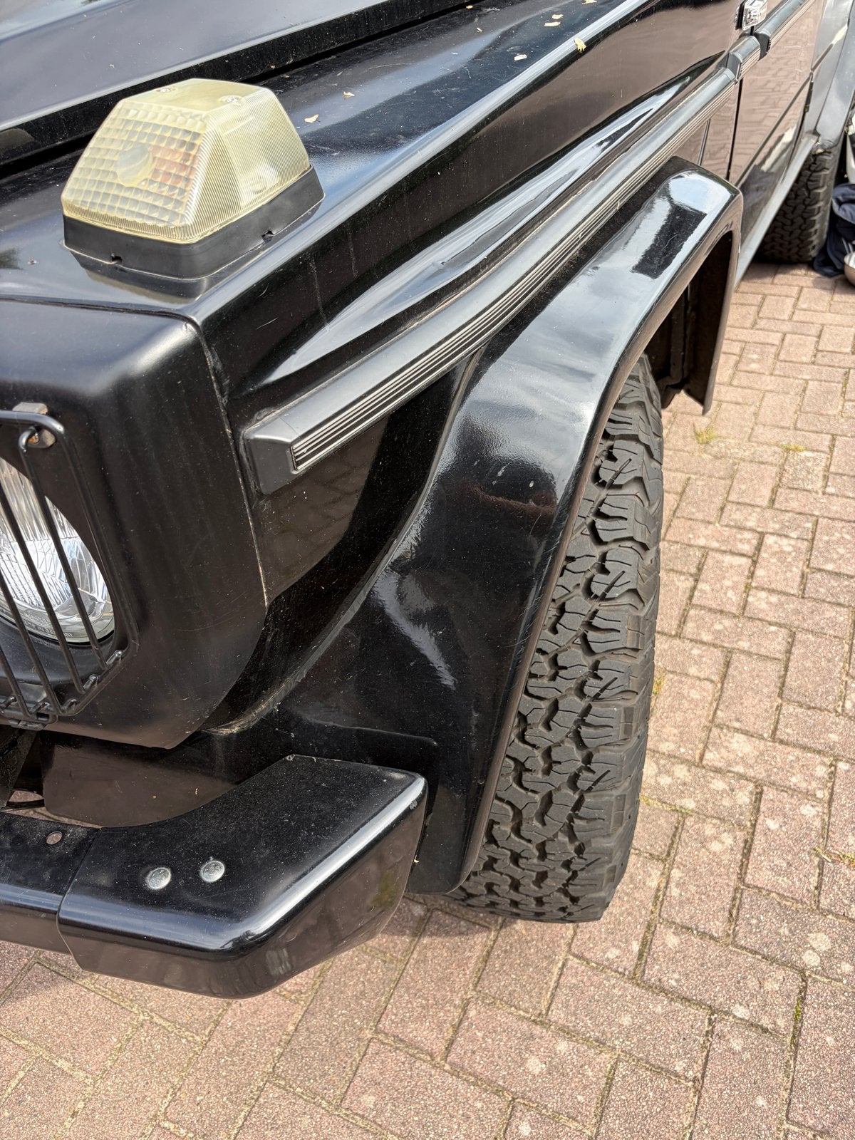 Spatbordverbreders Mercedes-Benz G-Klasse W460/W463, Ophalen, Gebruikt, Voor, Mercedes-Benz