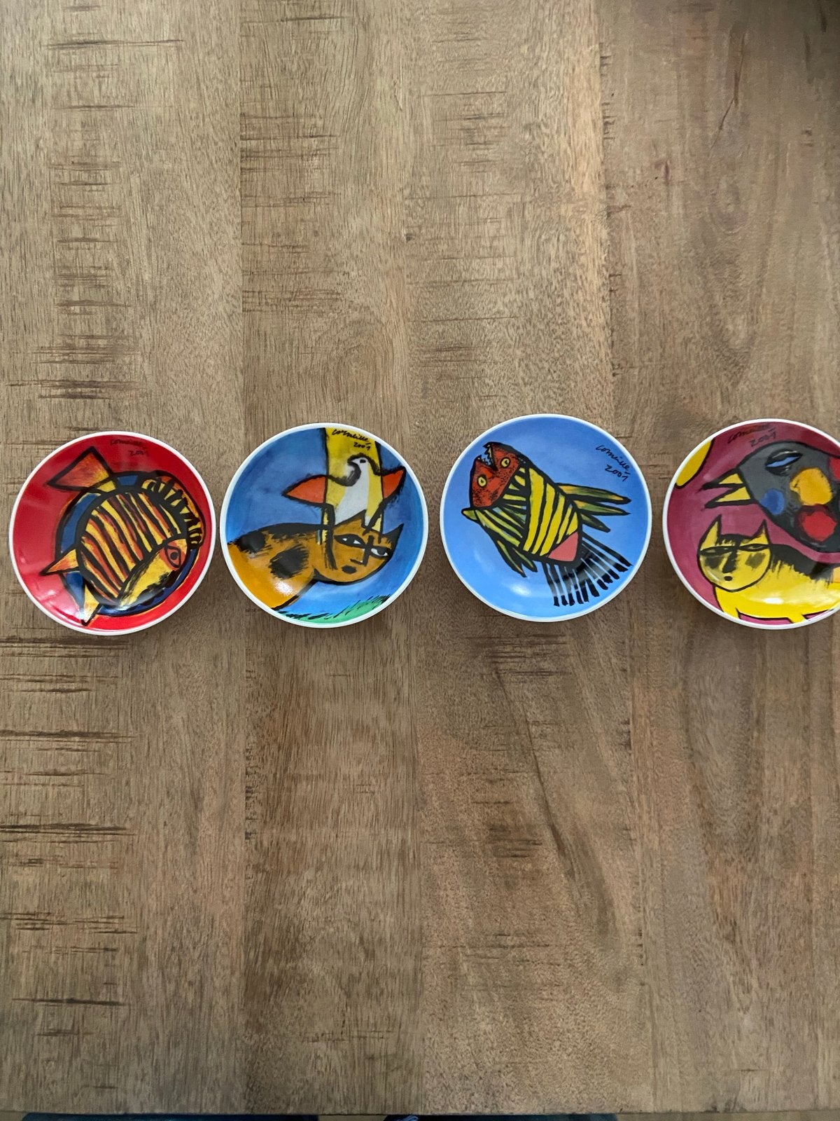 Corneille schaaltjes 2001 - Set van 4, Ophalen of Verzenden