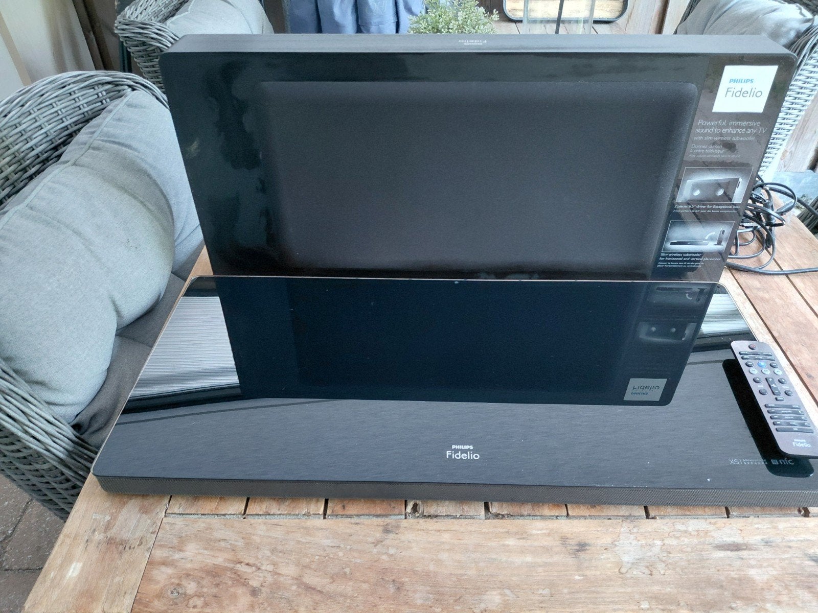 Philips fidelio xs1 soundstage z.g.a.n., Ophalen, Bluetooth, Zo goed als nieuw