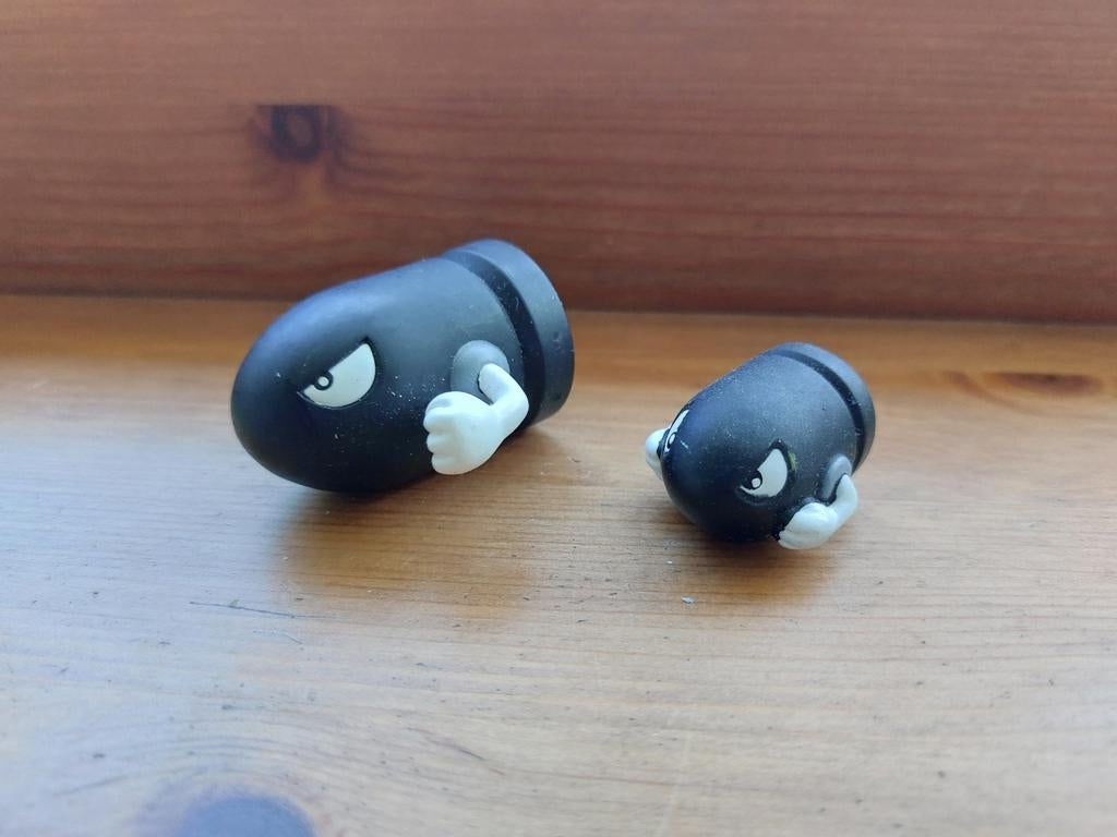 Bullet bill poppetjes - super mario bros, Verzamelen, Poppetjes en Figuurtjes, Ophalen of Verzenden