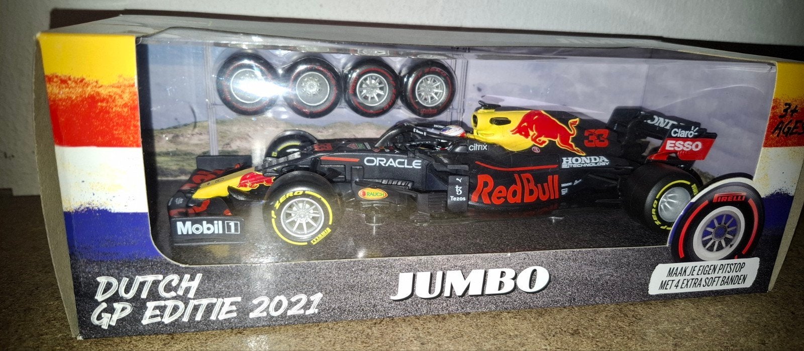 Max Verstappen Red Bull F1 Jumbo Dutch GP Editie 2021, Verzamelen, Ophalen of Verzenden, Nieuw