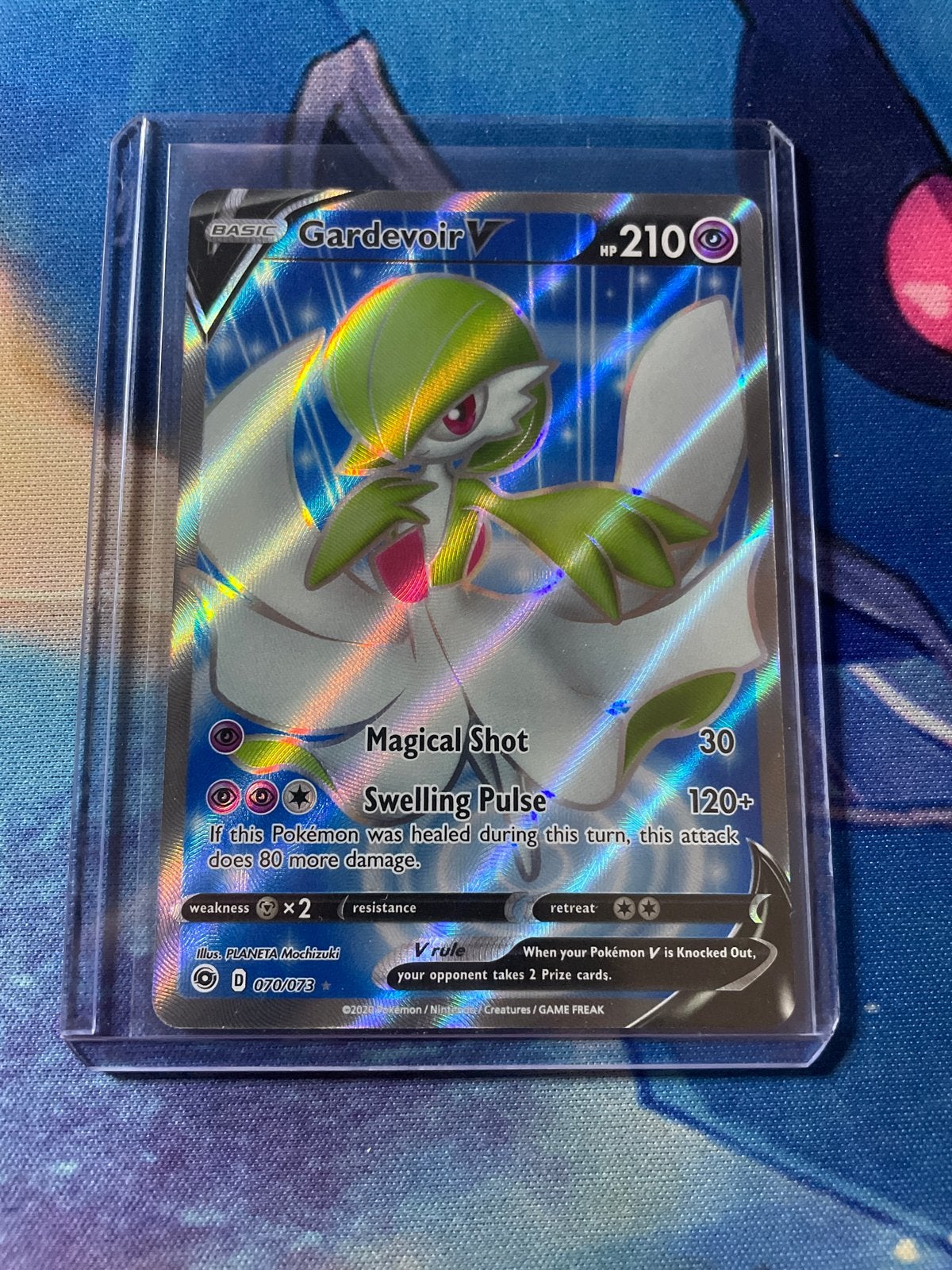 Pokémon Kaart Gardevoir V (070/073) - Zo goed als nieuw, Ophalen of Verzenden, Zo goed als nieuw, Losse kaart, Foil