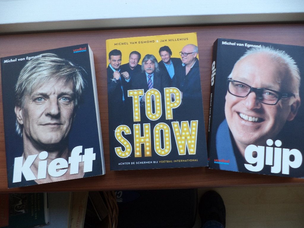 3 x over Derksen, Genee, Gijp: 1. TOPSHOW, 2. GIJP, 3. KIEFT, Ophalen of Verzenden, Zo goed als nieuw, Balsport