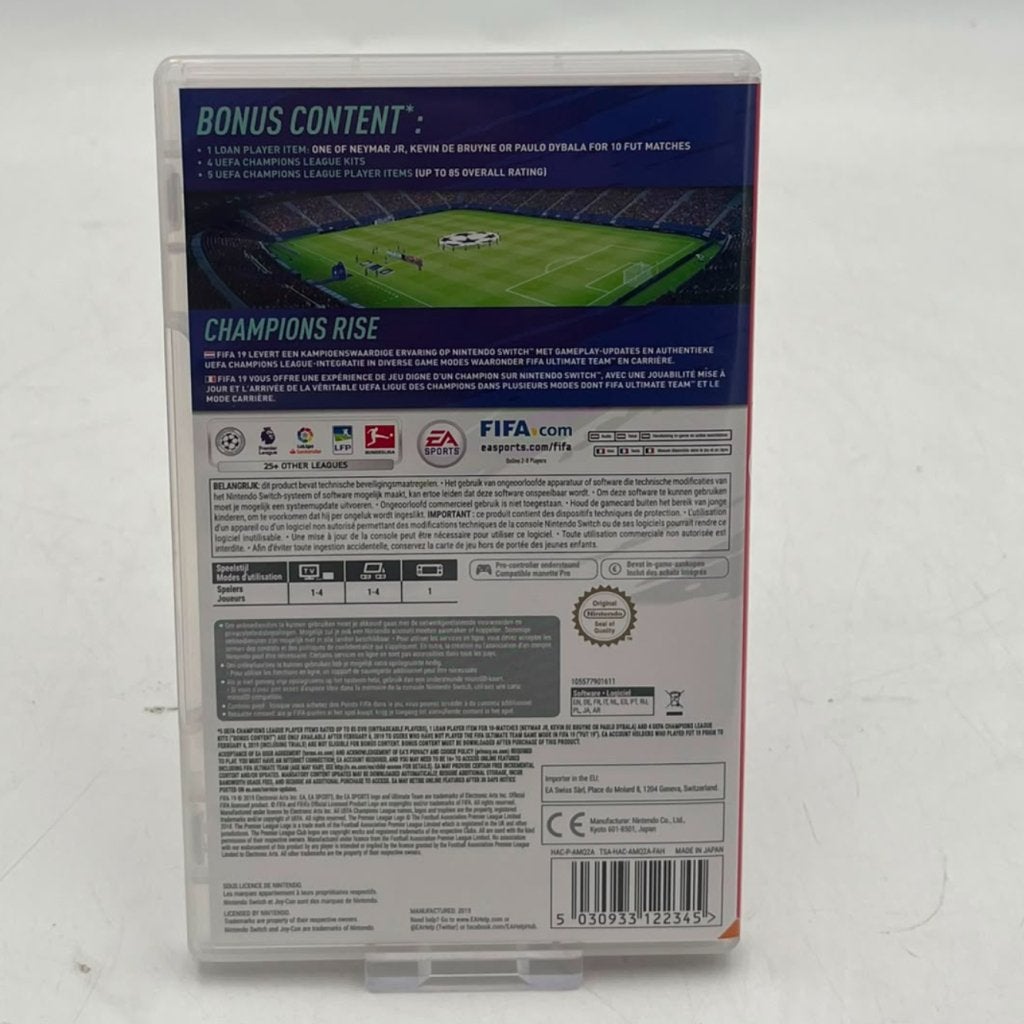 FIFA 19 - Nintendo Switch Game, EA Sports, Zo goed als nieuw, https://help.ea.com/nl/contact-us/, 209 Redwood Shores Parkway, Redwood City, CA 94065, Verenigde Staten
