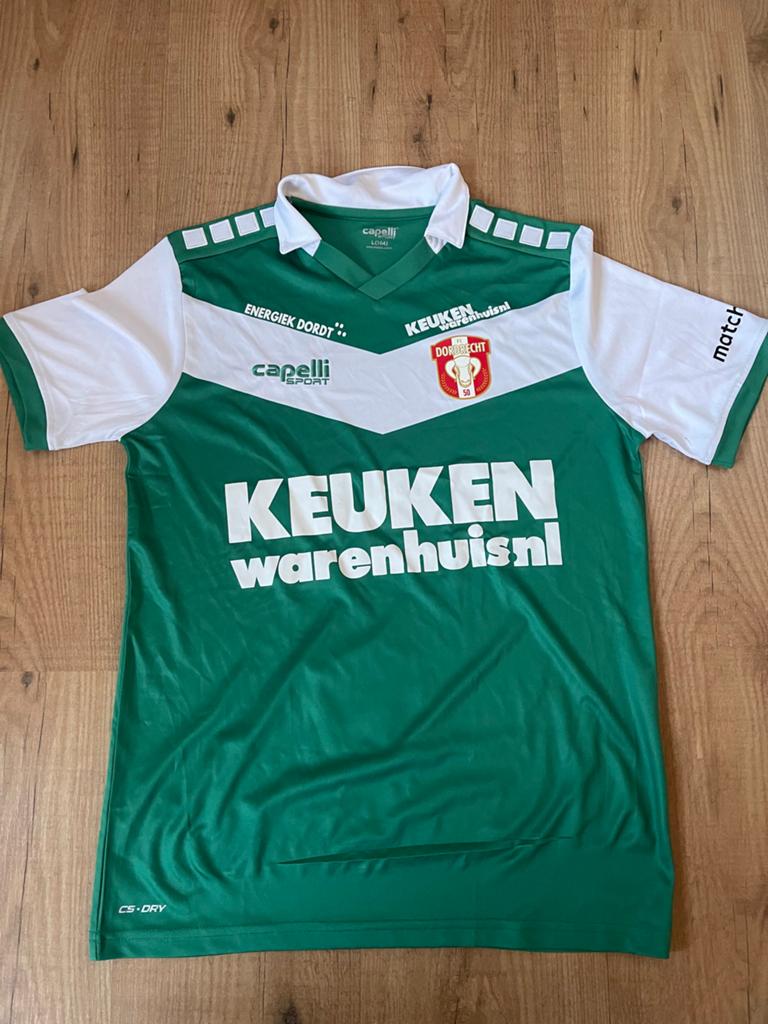 FC Dordrecht 50 jaar jubileum shirt - Maat 164, Ophalen of Verzenden, Zo goed als nieuw