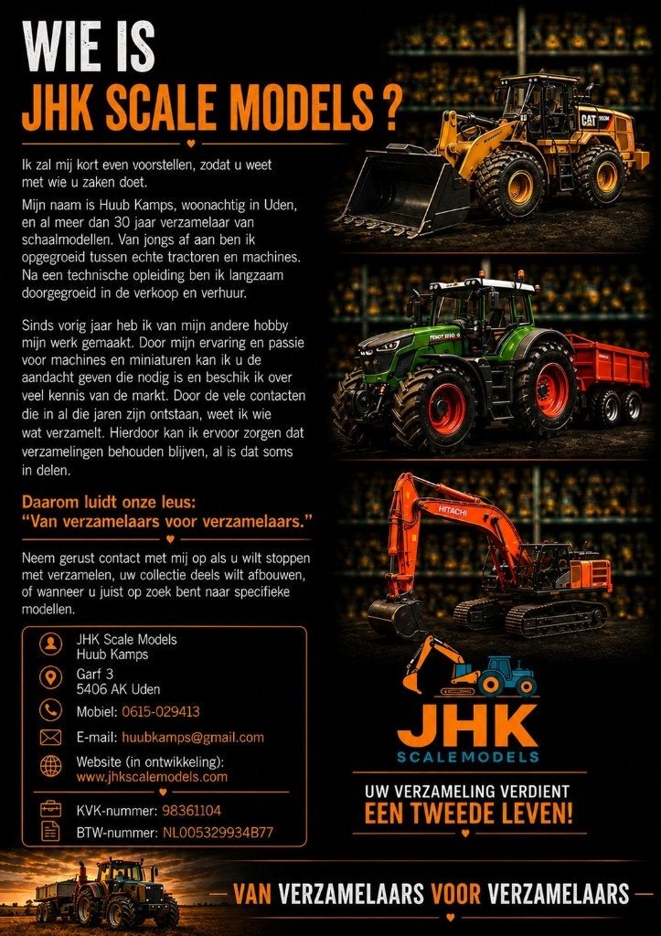 Gevraagd grondverzet machine model verzamelingen, Hobby en Vrije tijd, Ophalen, Zo goed als nieuw, Hijskraan, Tractor of Landbouw