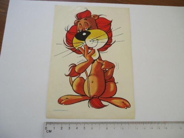 sticker oud Loeki ster reclame joop geesink art strip retro, Verzamelen, Verzenden, Zo goed als nieuw, Bedrijf of Vereniging