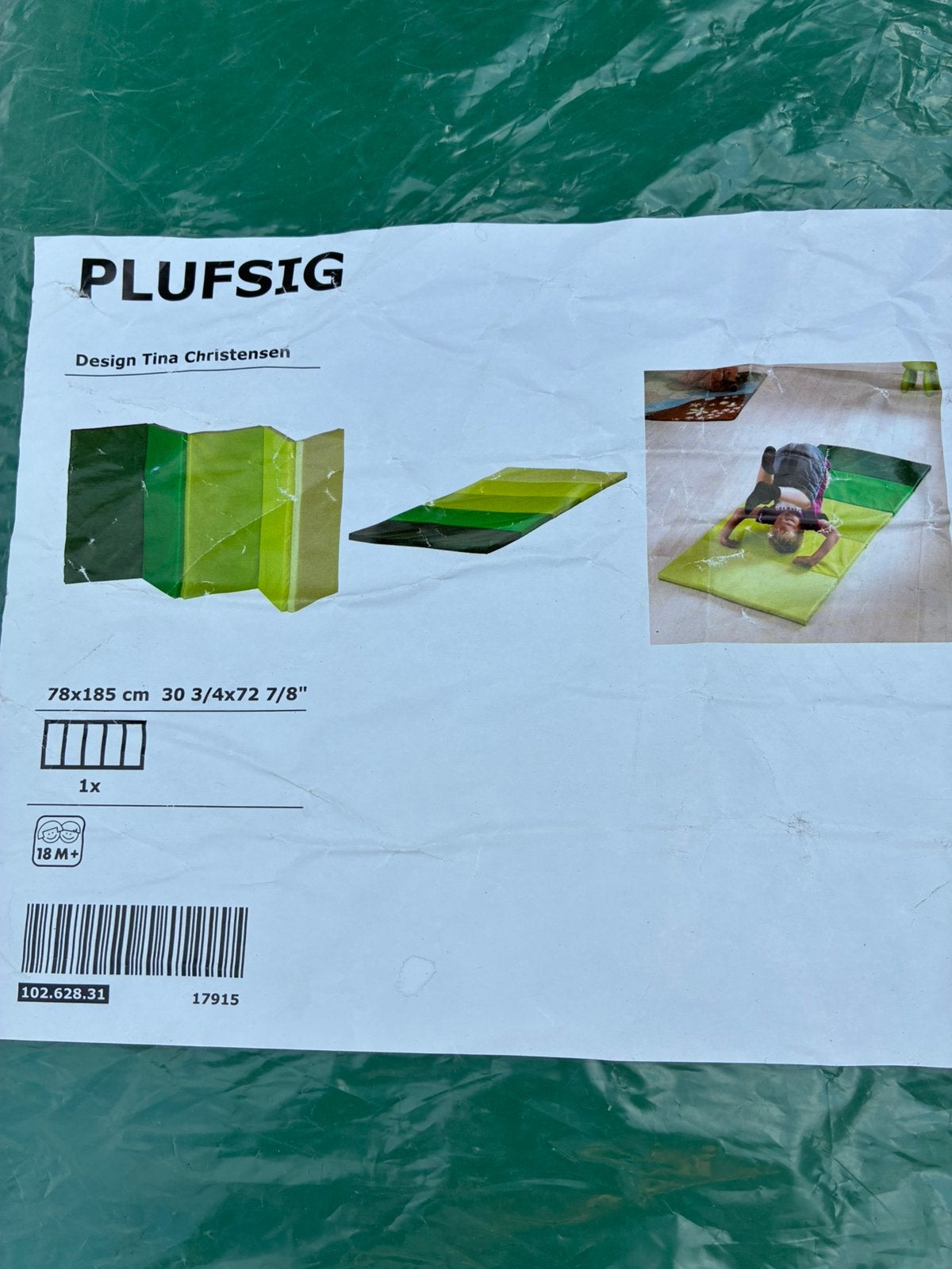 Ikea foam speelmat, Ophalen, Zo goed als nieuw