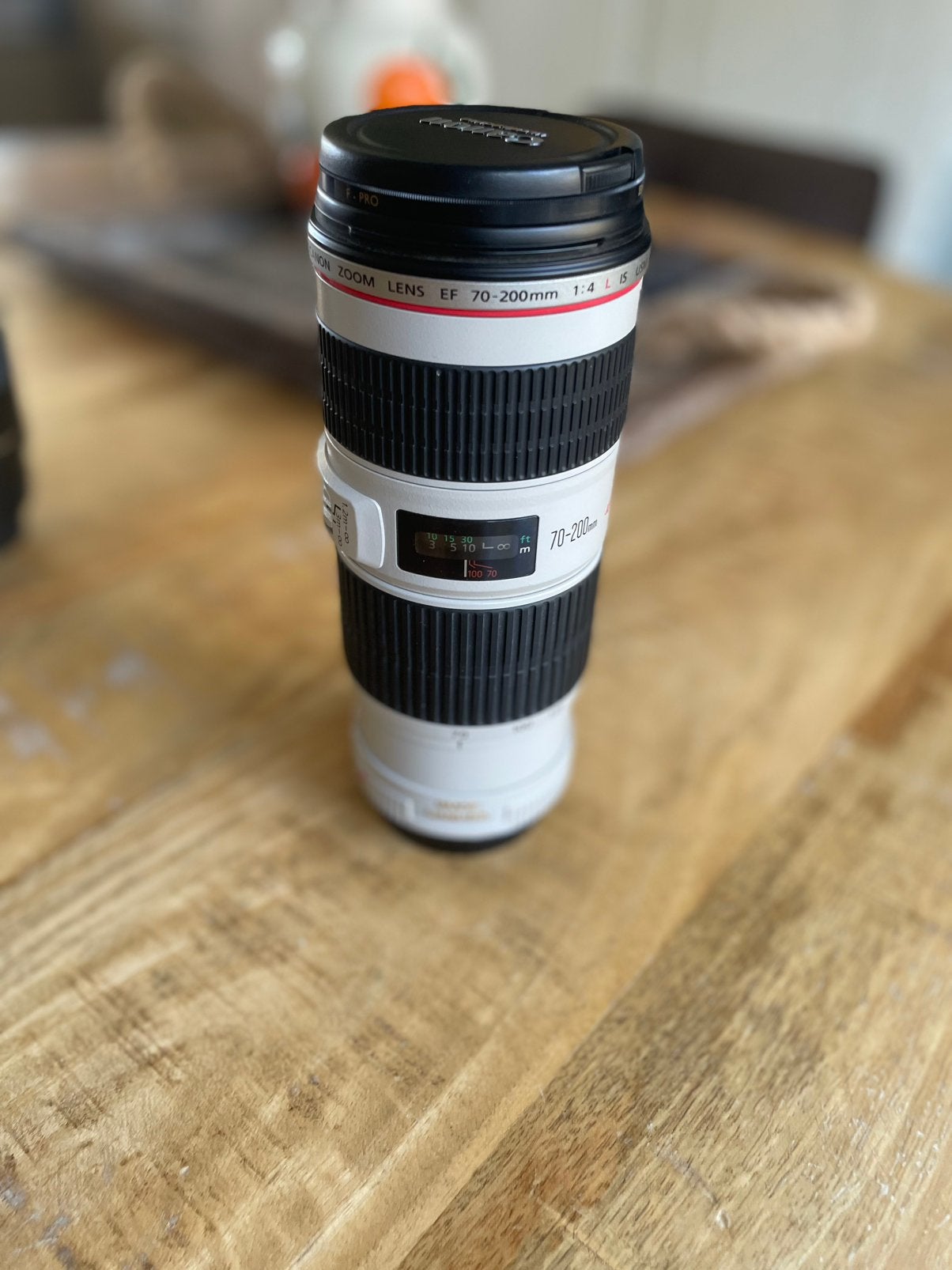 Zoom lens Canon EF 70-200mm f/4.0L IS USM, Ophalen, Zo goed als nieuw, Telelens, Zoom