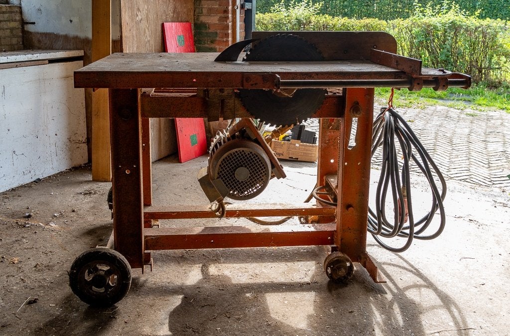 zware zaagtafel (380v), Ophalen, Gebruikt, Cirkelzaag, 70 mm of meer