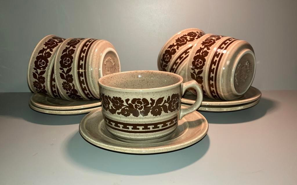 Thee koffie en soepkommen 5 stuks, Ophalen of Verzenden