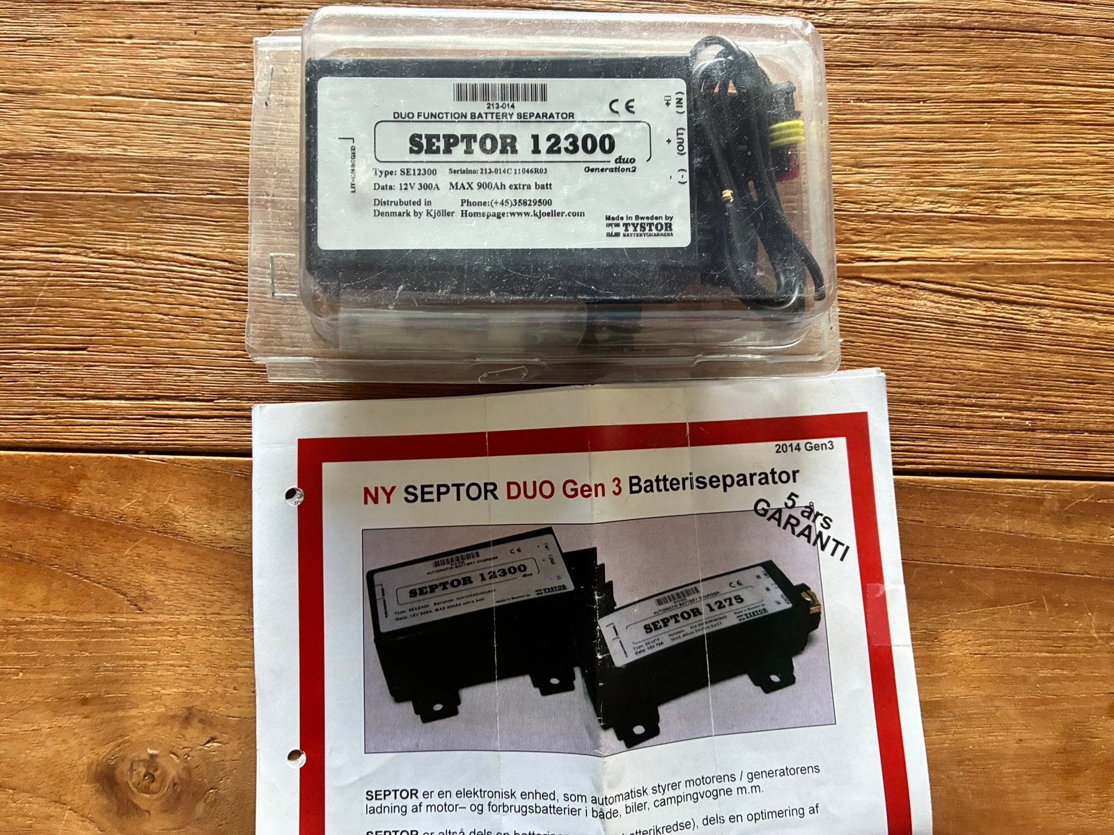 Septor 12300 Duo Functie Batterij Separator, Nieuw, Universele onderdelen
