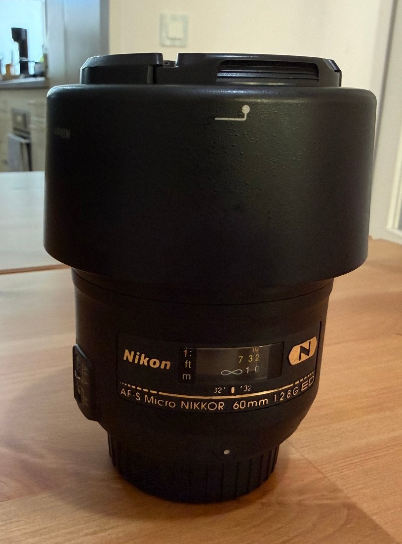 Nikon AF-S 60mm f/2.8 G Micro, Ophalen, Zo goed als nieuw, Macrolens