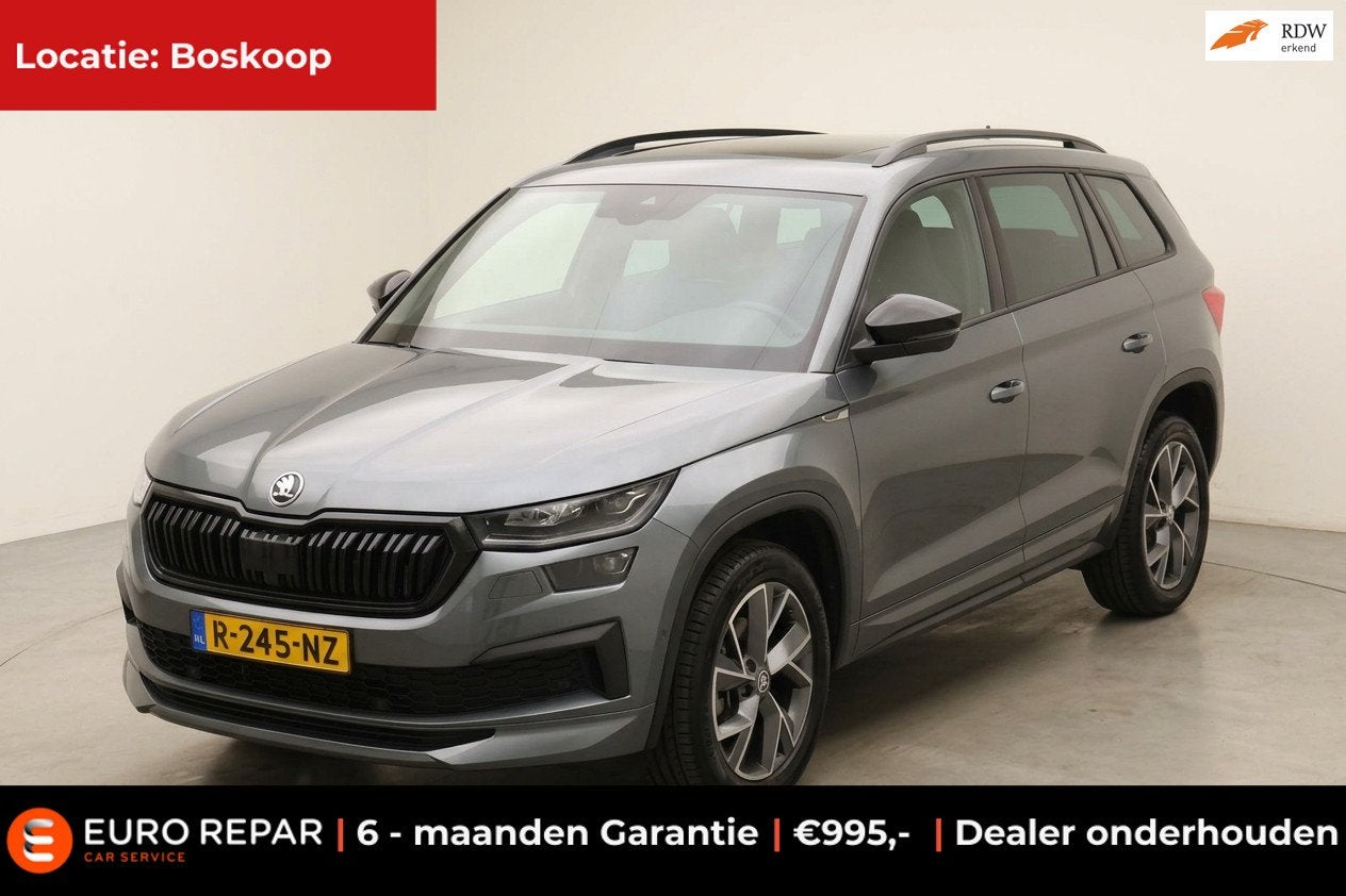 Skoda Kodiaq 1.5 TSI Business Edition Plus 7p. PANO-DAK TREK, Dealer onderhouden, 1566 kg, Euro 6, 4 cilinders