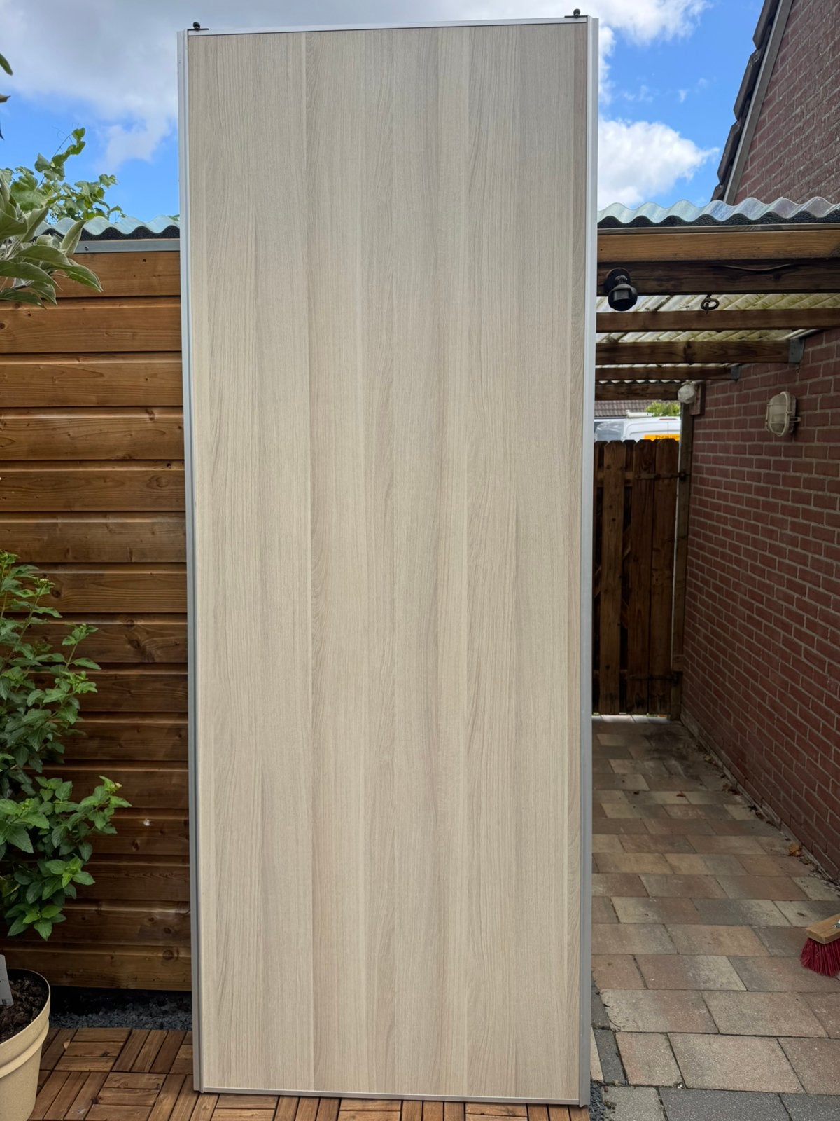 Twee schuifdeuren 97,2x255cm, Doe-het-zelf en Verbouw, Ophalen, Zo goed als nieuw