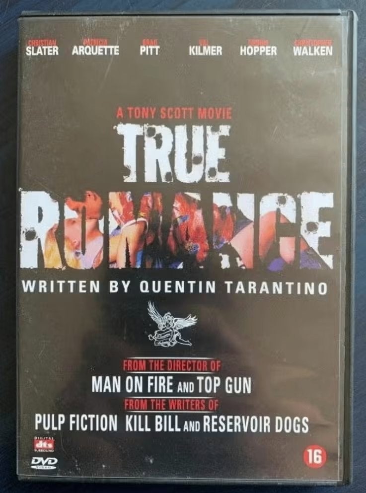 DVD True Romance; Quentin Tarantino; Christian Slater, Patr, Vanaf 16 jaar, Ophalen of Verzenden, Zo goed als nieuw, Actiethriller