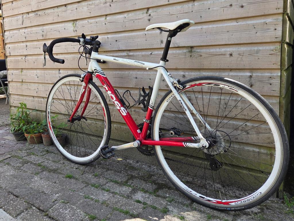 Cross Peleton racefiets, Fietsen en Brommers, Fietsen | Racefietsen, 28 inch, Gebruikt, 10 tot 15 versnellingen, Velgrem