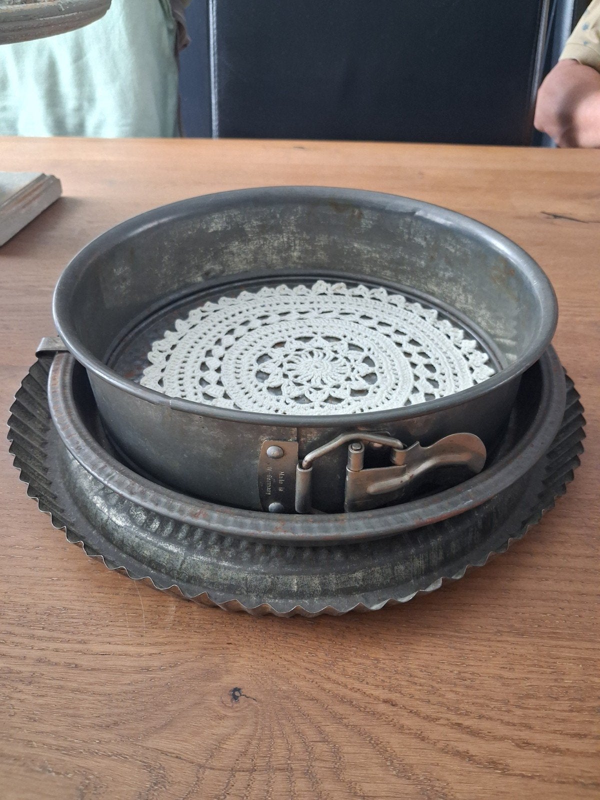Brocante bakvormen - 3-delige set, Ophalen of Verzenden