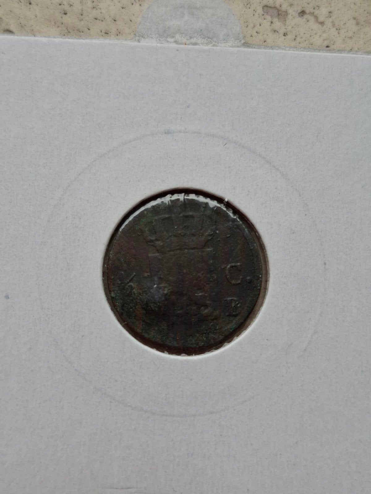 1/2 cent 1826 B zeldzaam! Willem 1, Postzegels en Munten, Munten | Nederland, Ophalen of Verzenden, Koning Willem I, Overige waardes