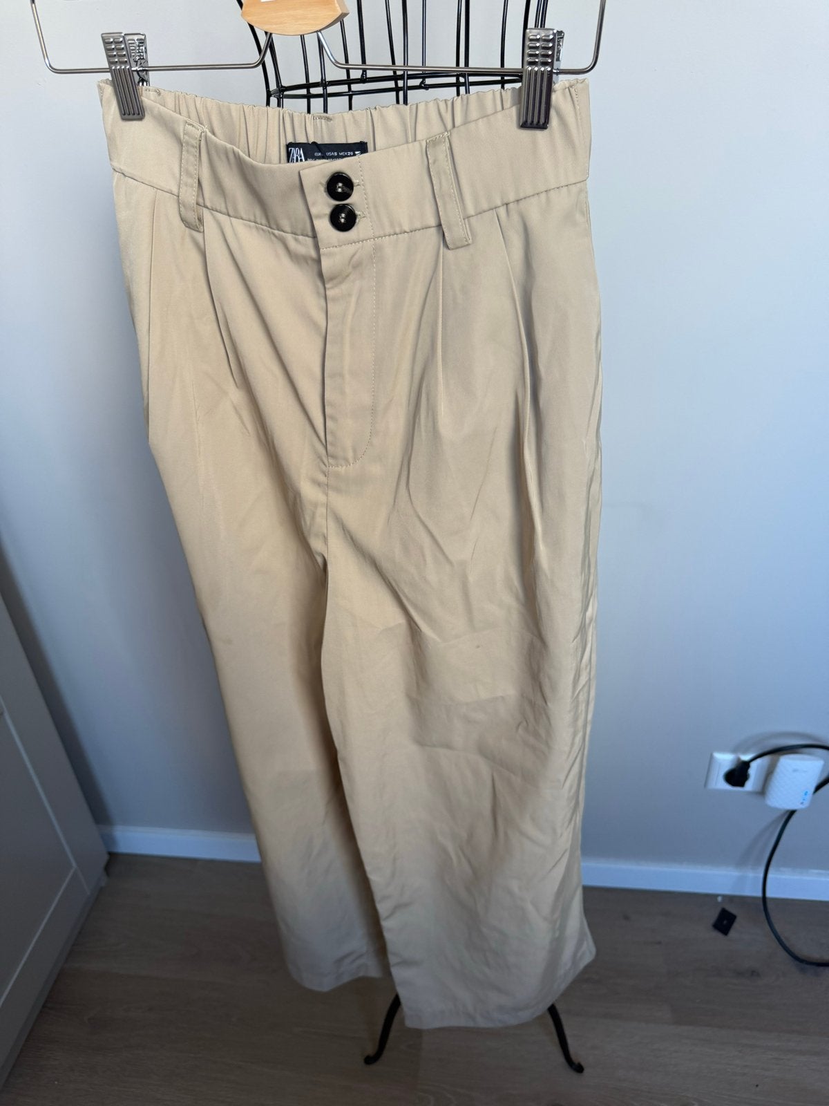 Zara broek maat S, Ophalen of Verzenden, Maat 36 (S), Beige