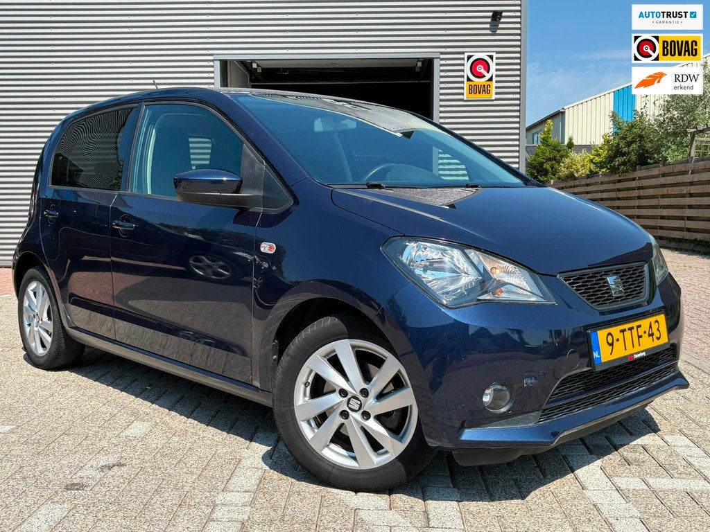 Seat Mii 1.0 Sport Dynamic STOELVERWARMING,APK,GARANTIE, Auto's, Voorwielaandrijving, Euro 5, Stof, Zwart