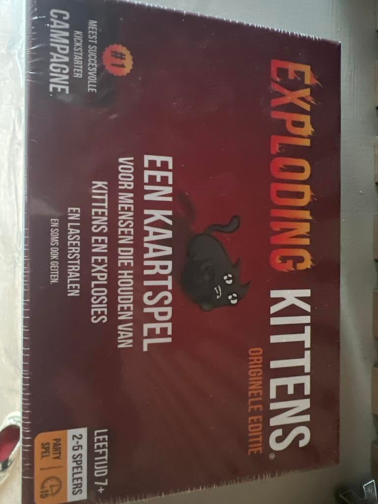 Exploding Kittens - Originele Editie (Ongeopend), Drie of vier spelers, Ophalen of Verzenden, Nieuw