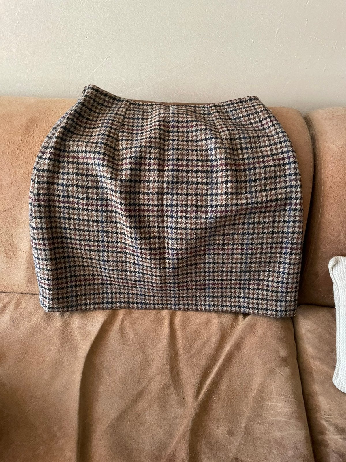 Leuke korte rok van MaxMara, Kleding | Dames, Ophalen, Bruin, Zo goed als nieuw, Maat 36 (S)