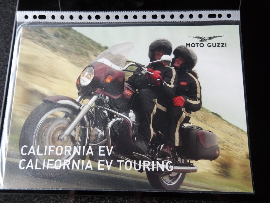 Moto Guzzi California EV / EV Touring Brochure, Motoren, Ophalen of Verzenden, Moto Guzzi
