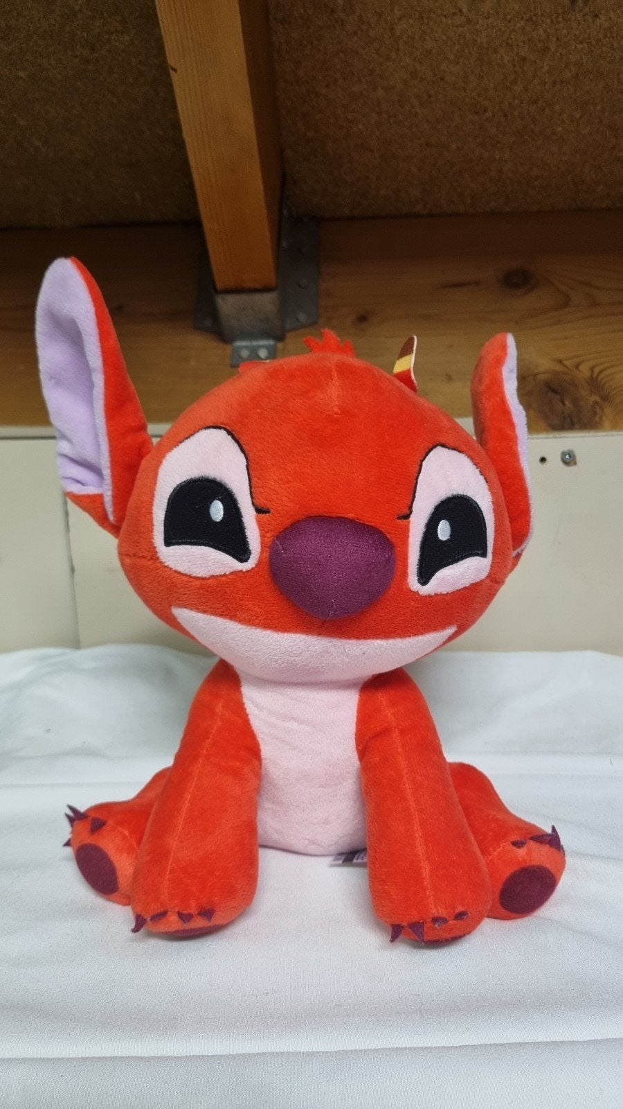 Leuke rode vrolijke knuffel in goede staat, Disney, Disney, Overige typen, Ophalen of Verzenden