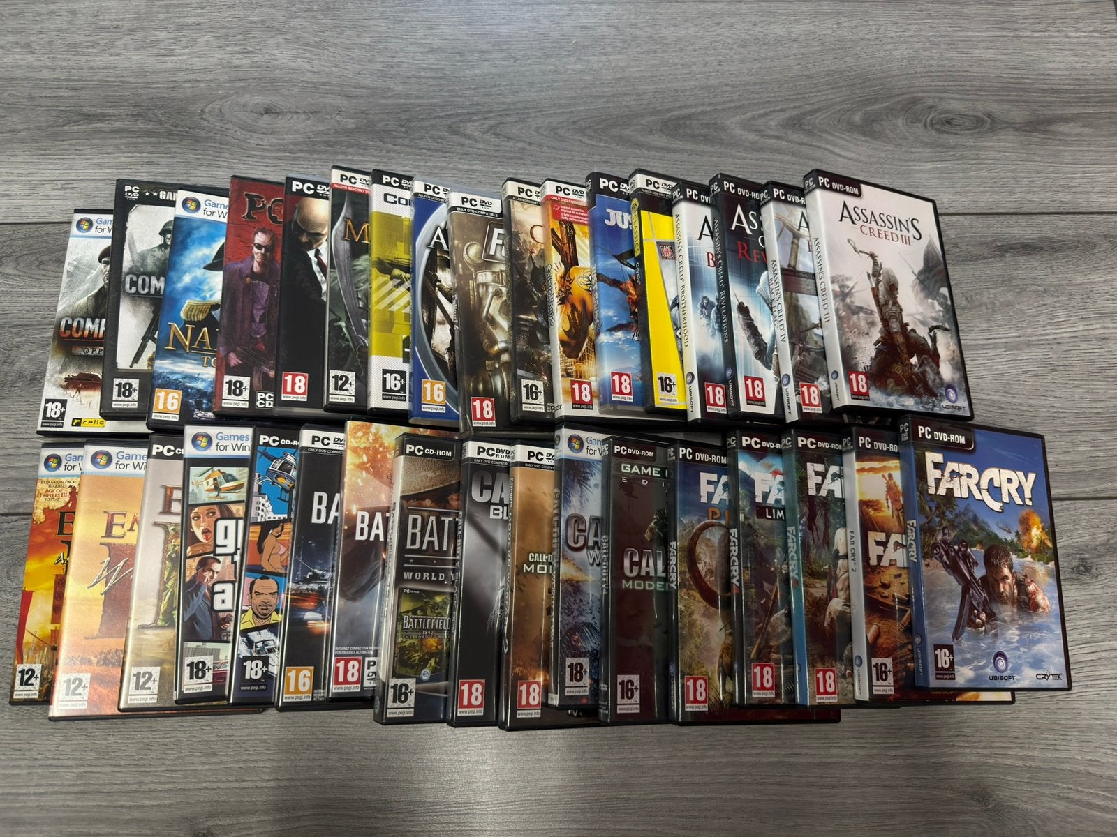 Groot lot 34 pc games, Avontuur en Actie, Vanaf 18 jaar, 1 speler, Ophalen of Verzenden